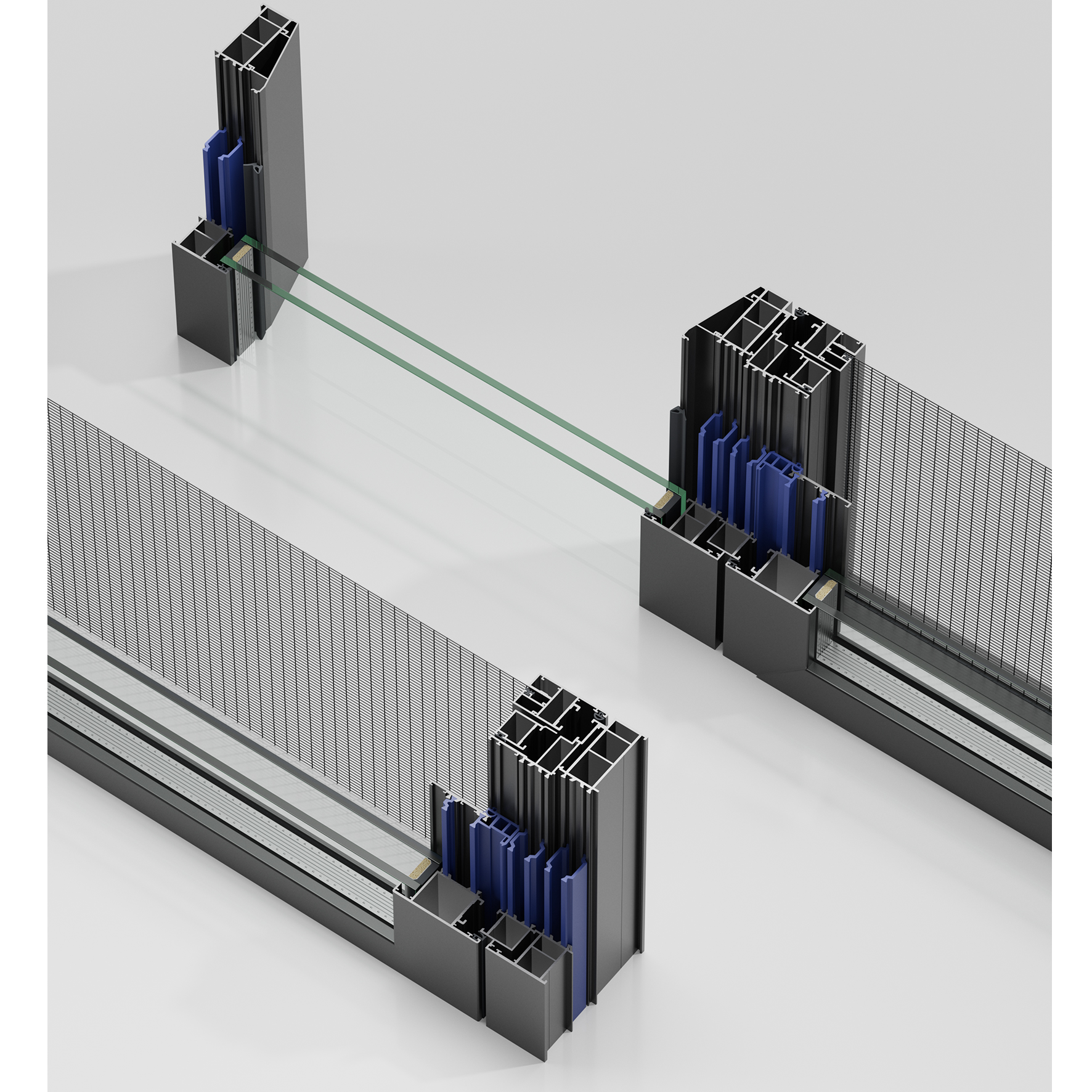 Thermal break aluminum window profile