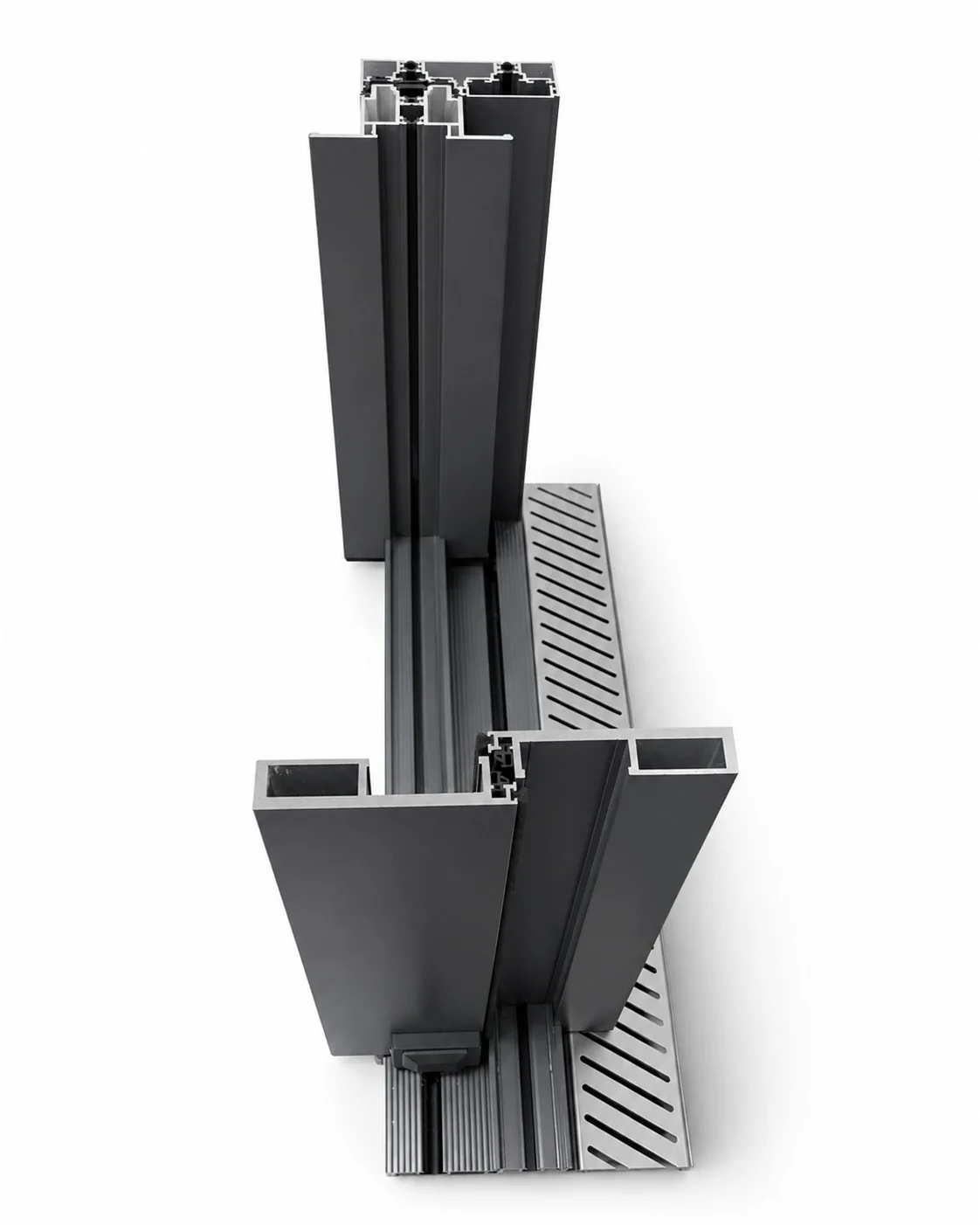 130 Series heavy-duty lift-slide aluminum profile and drainage track