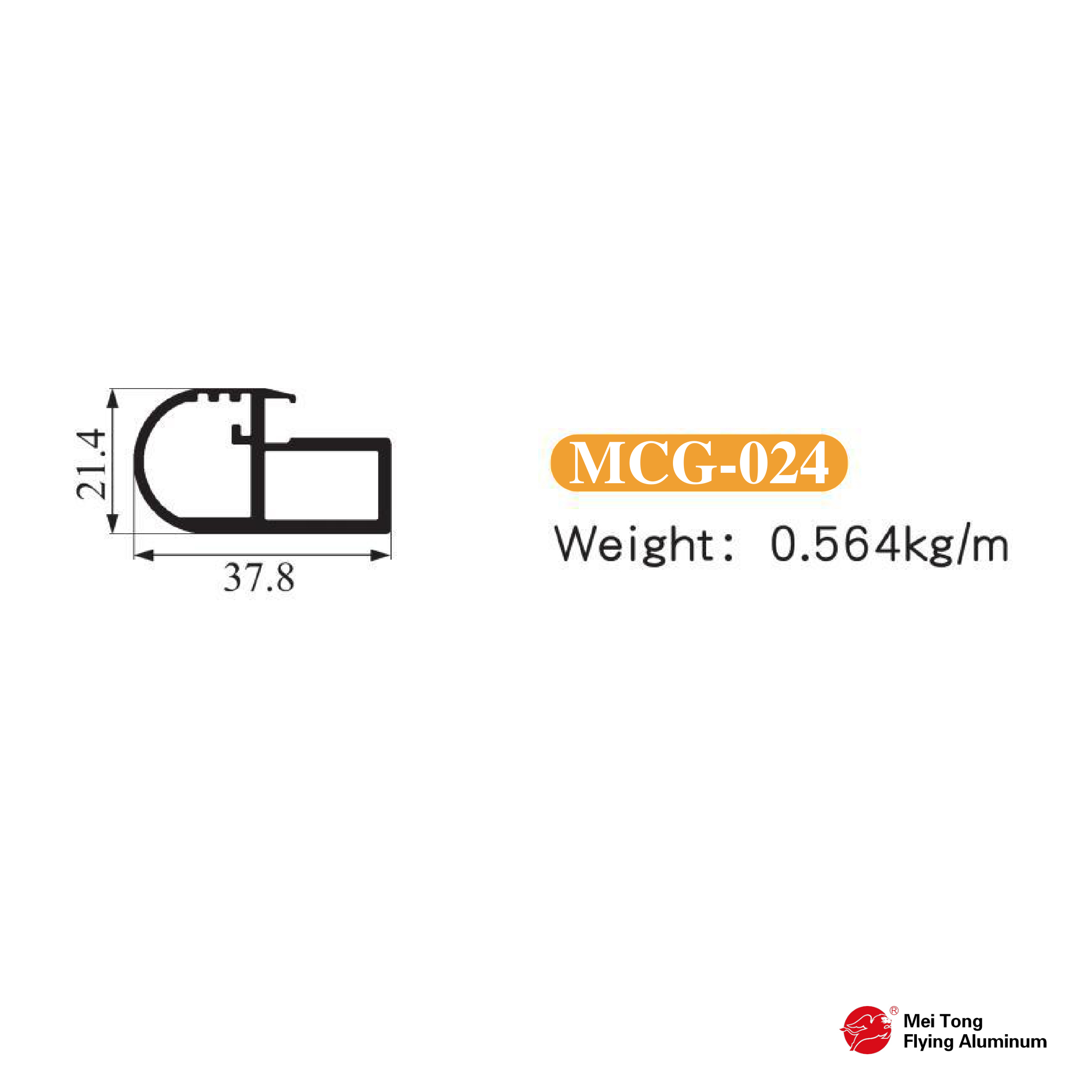 20 Arc Frame Glass Door - MCG-024