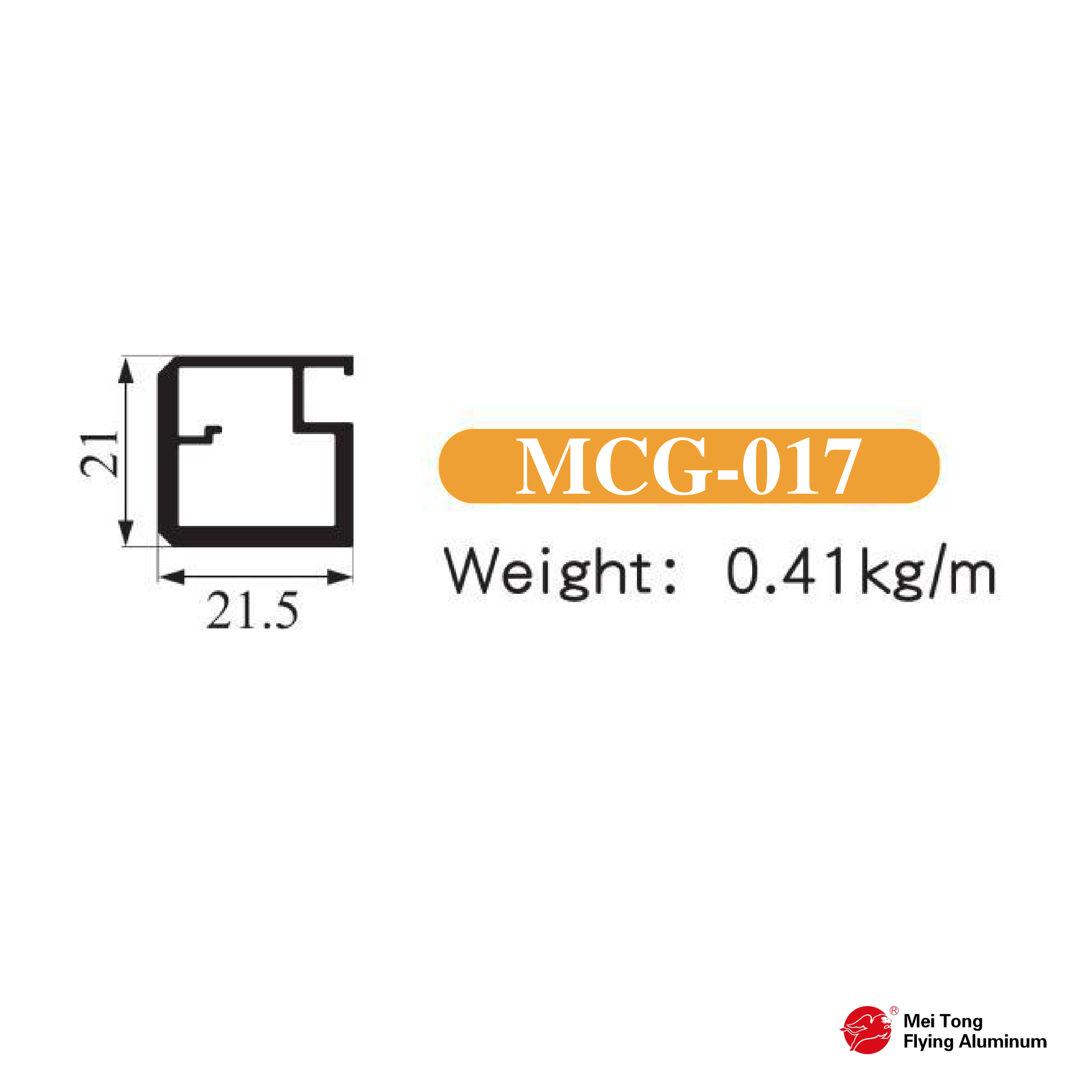 20 Classic Normal Hinge Frame With Grille - MCG-017