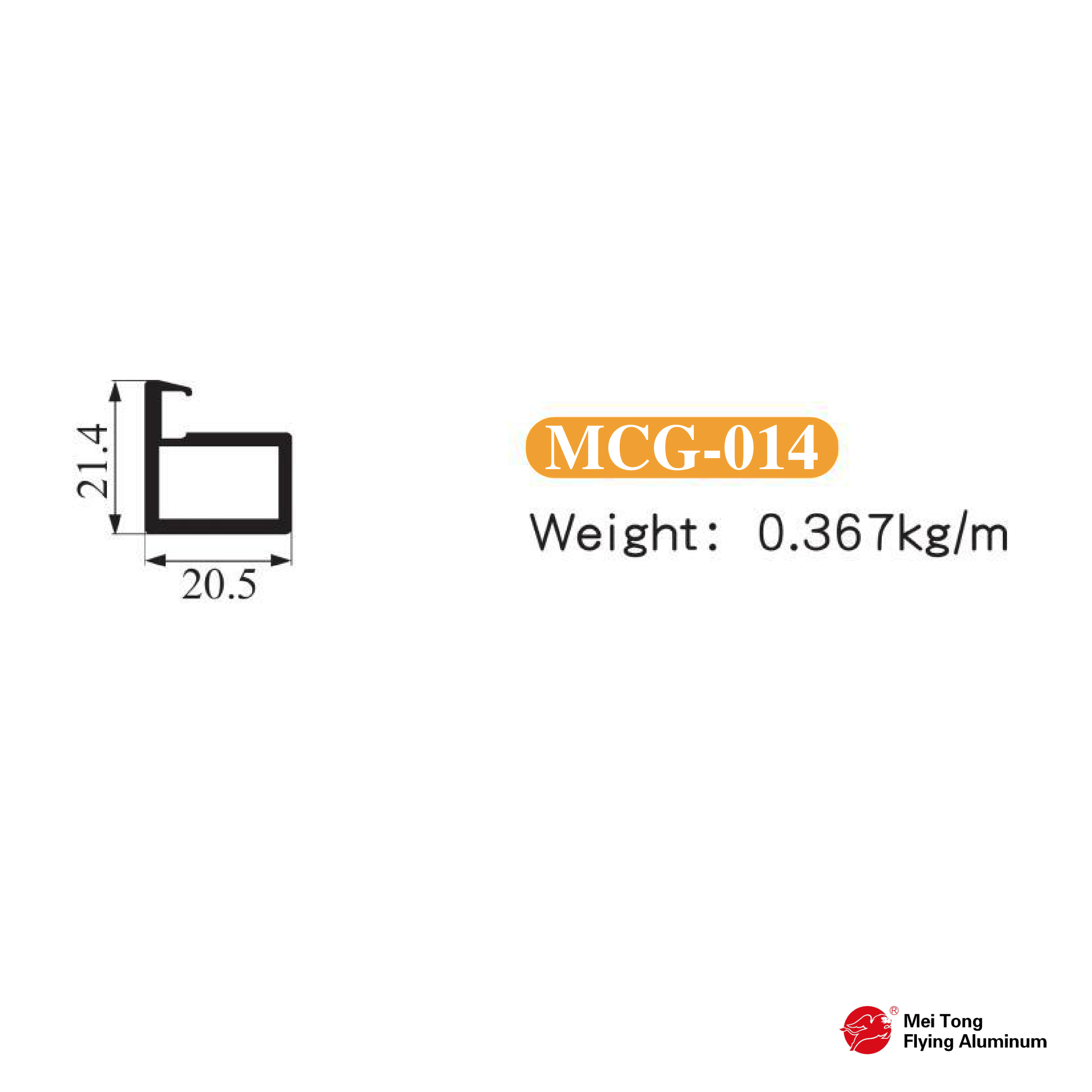 20 Frame Integrated Handle Door - MCG-014
