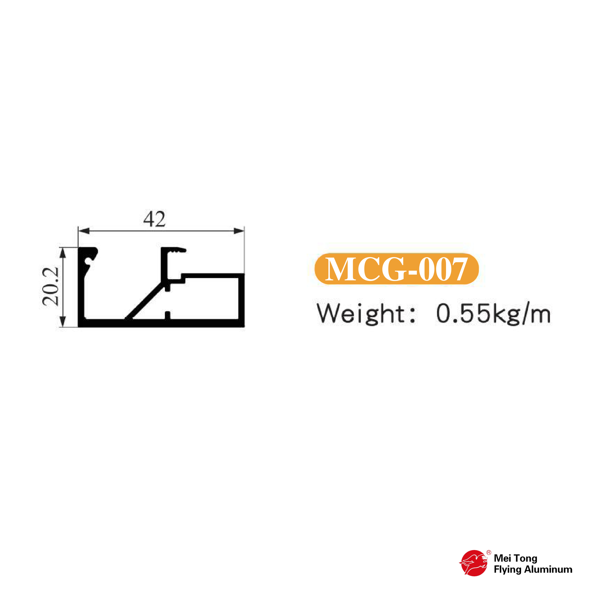 20 G Shape Door Frame - Required Cap - MCG-007