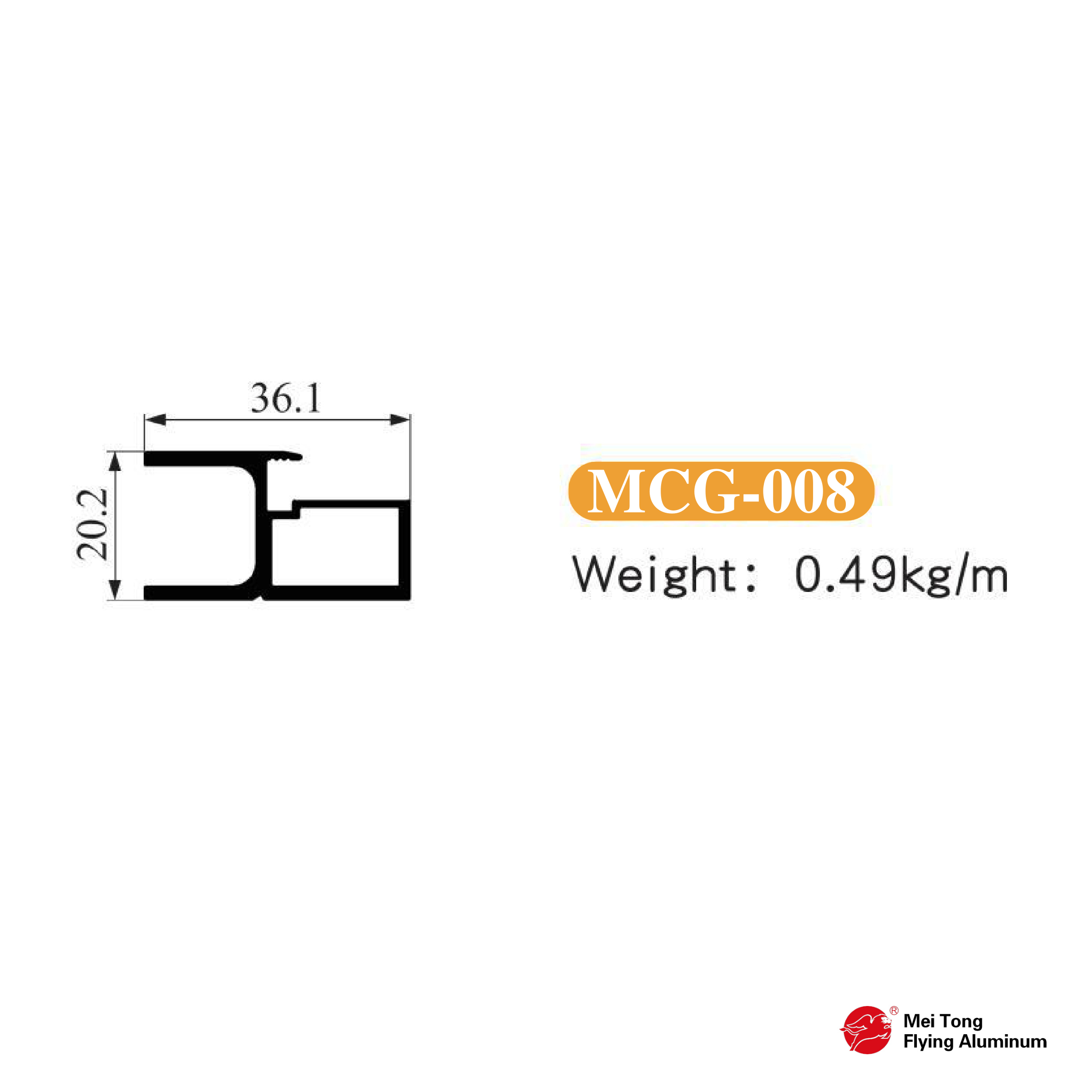 20 U Shape Door Frame - MCG-008