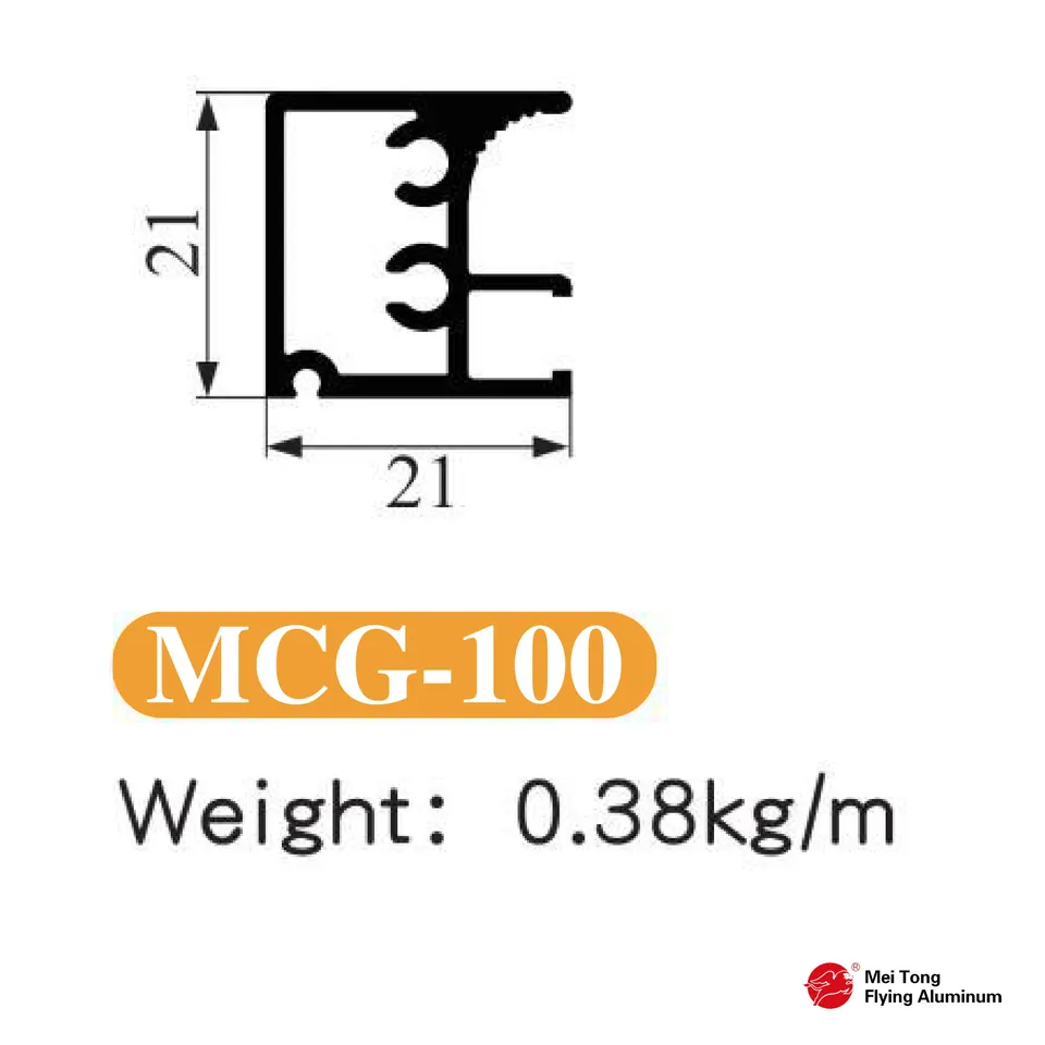 Wide Door Frame - Style E - 4mm Glass - MCG-100