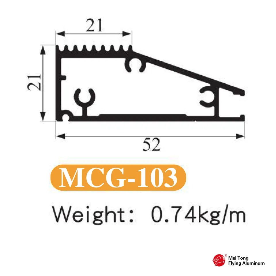 Wide Door Frame - Style E - 4mm Glass - MCG-103