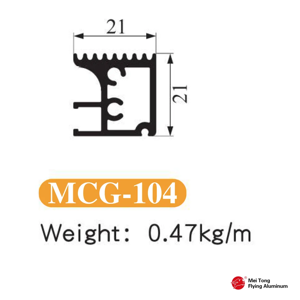 Wide Door Frame - Style E - 4mm Glass - MCG-104