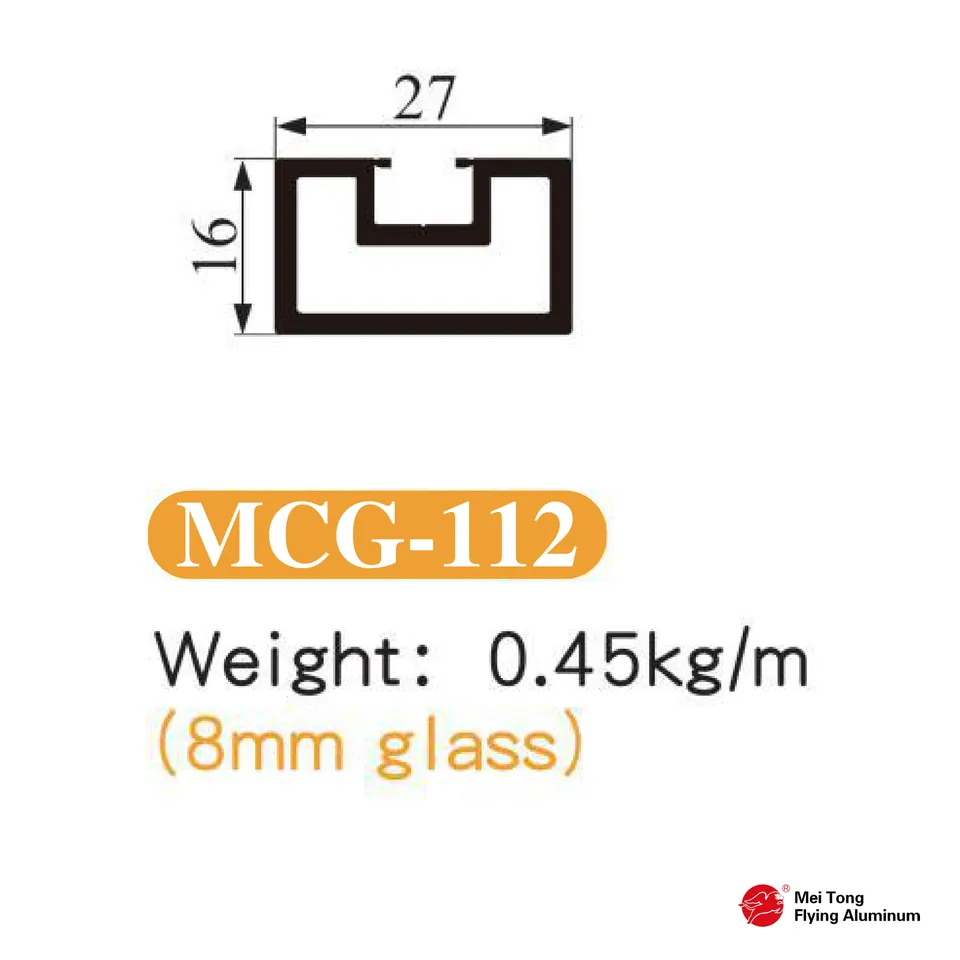 Wardrobe Door Panel Profile B Type - MCG-112