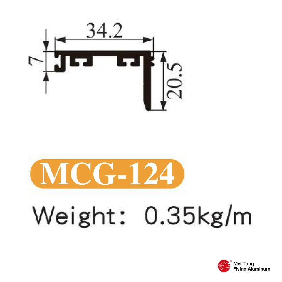 Wardrobe Door Panel Profile C Type - MCG-124