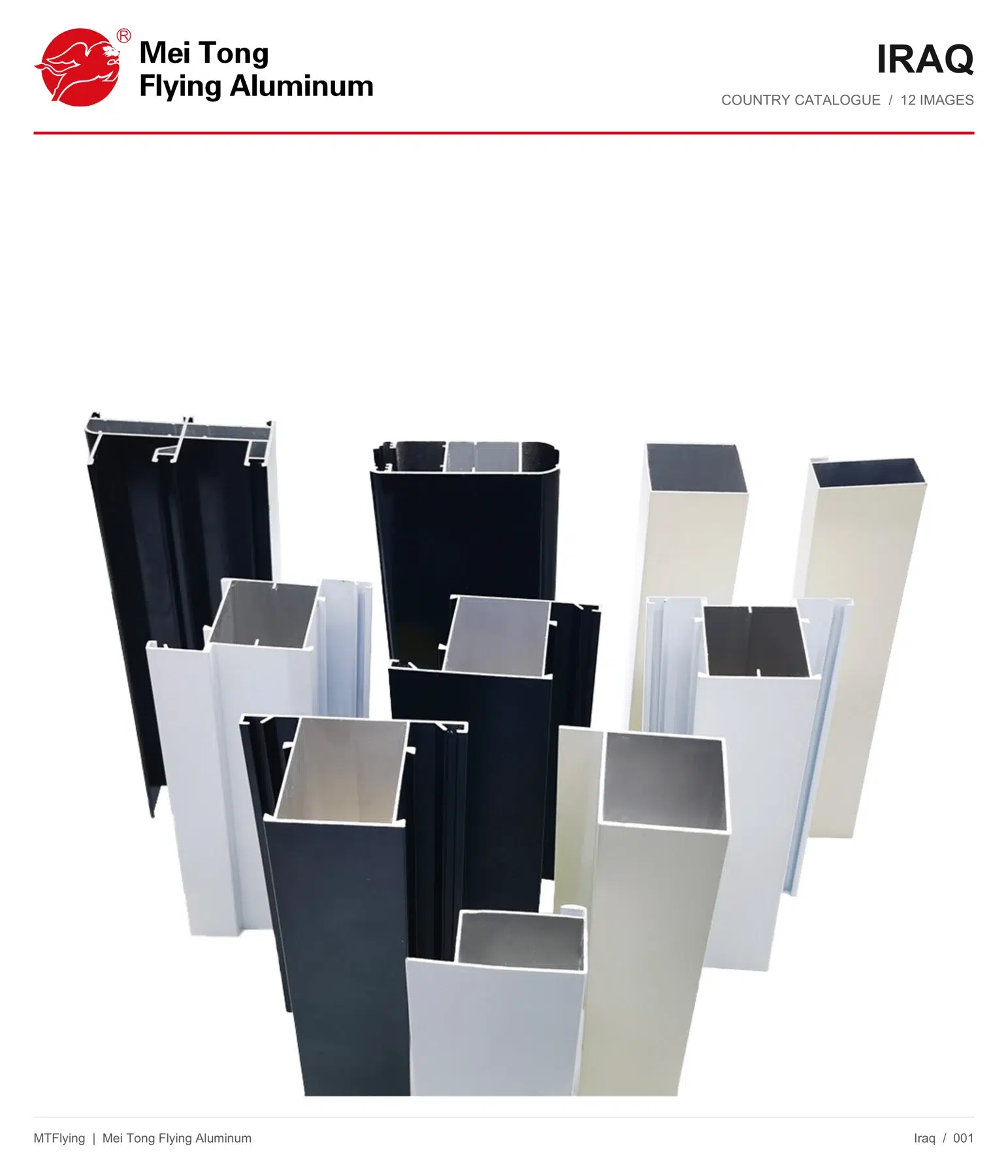 MT Flying aluminum profile sample 001 for Iraq