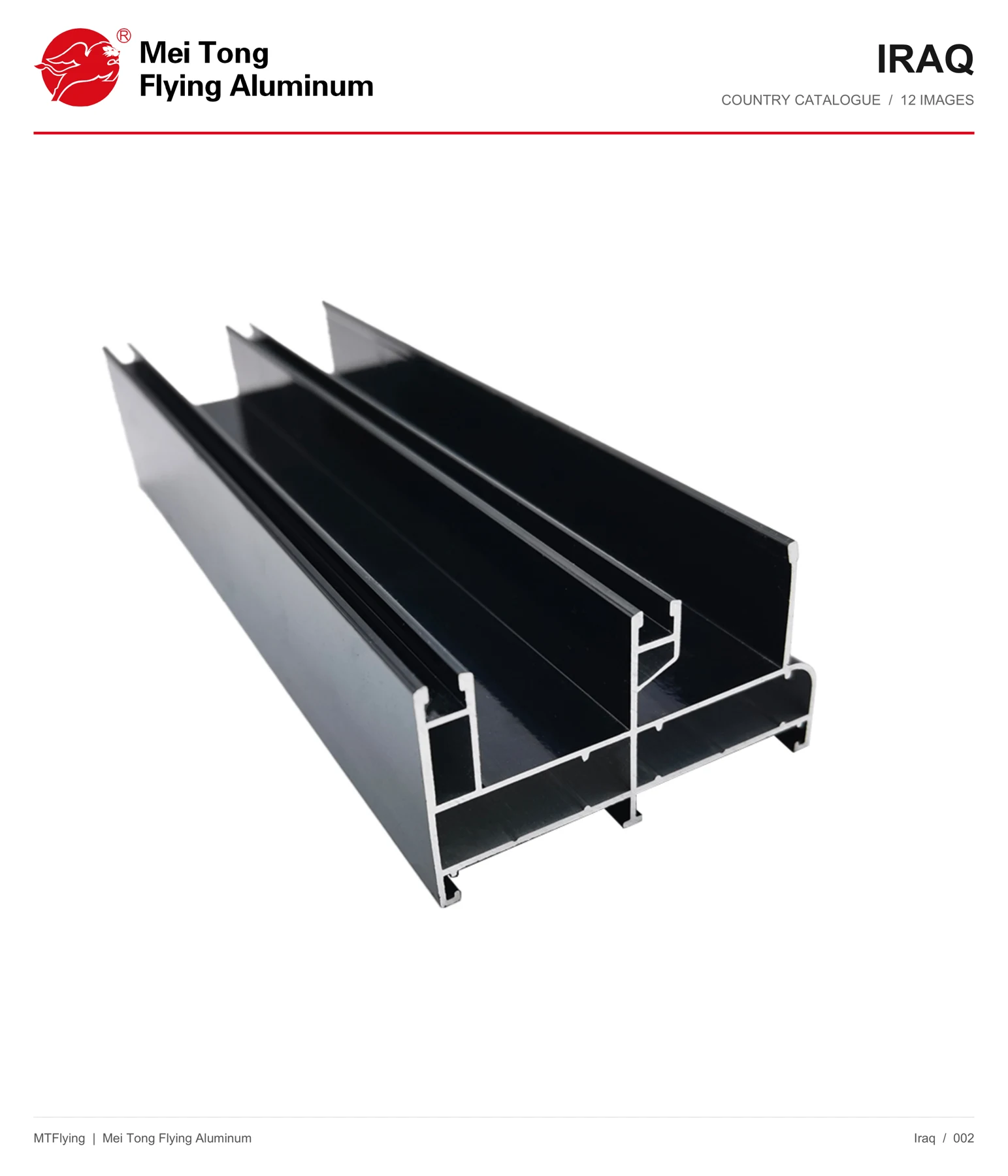 MT Flying aluminum profile sample 002 for Iraq