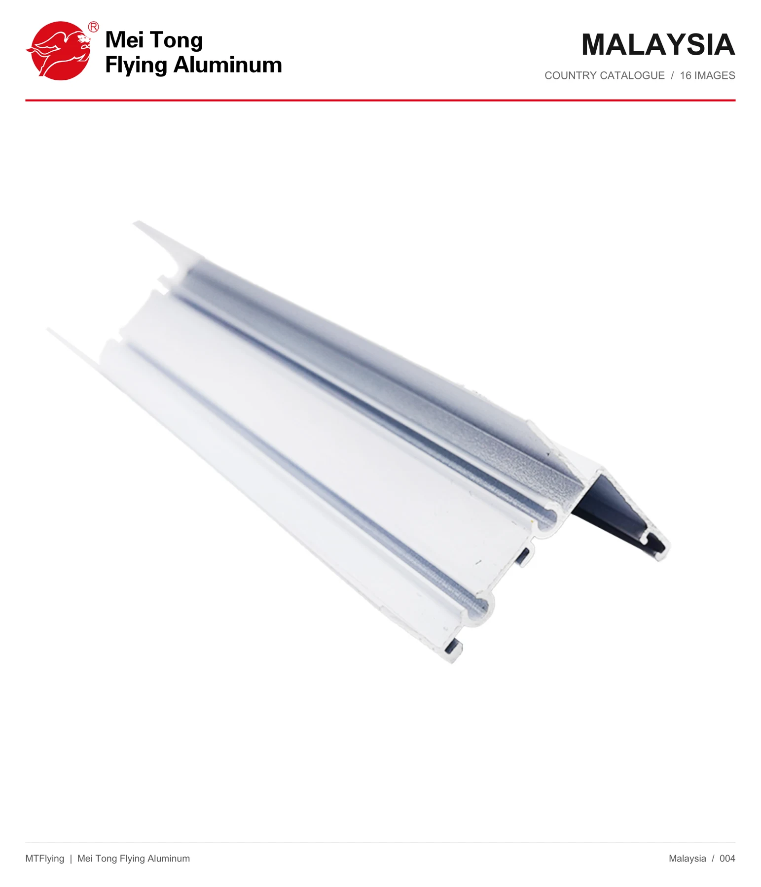 MT Flying aluminum profile sample 004 for Malaysia