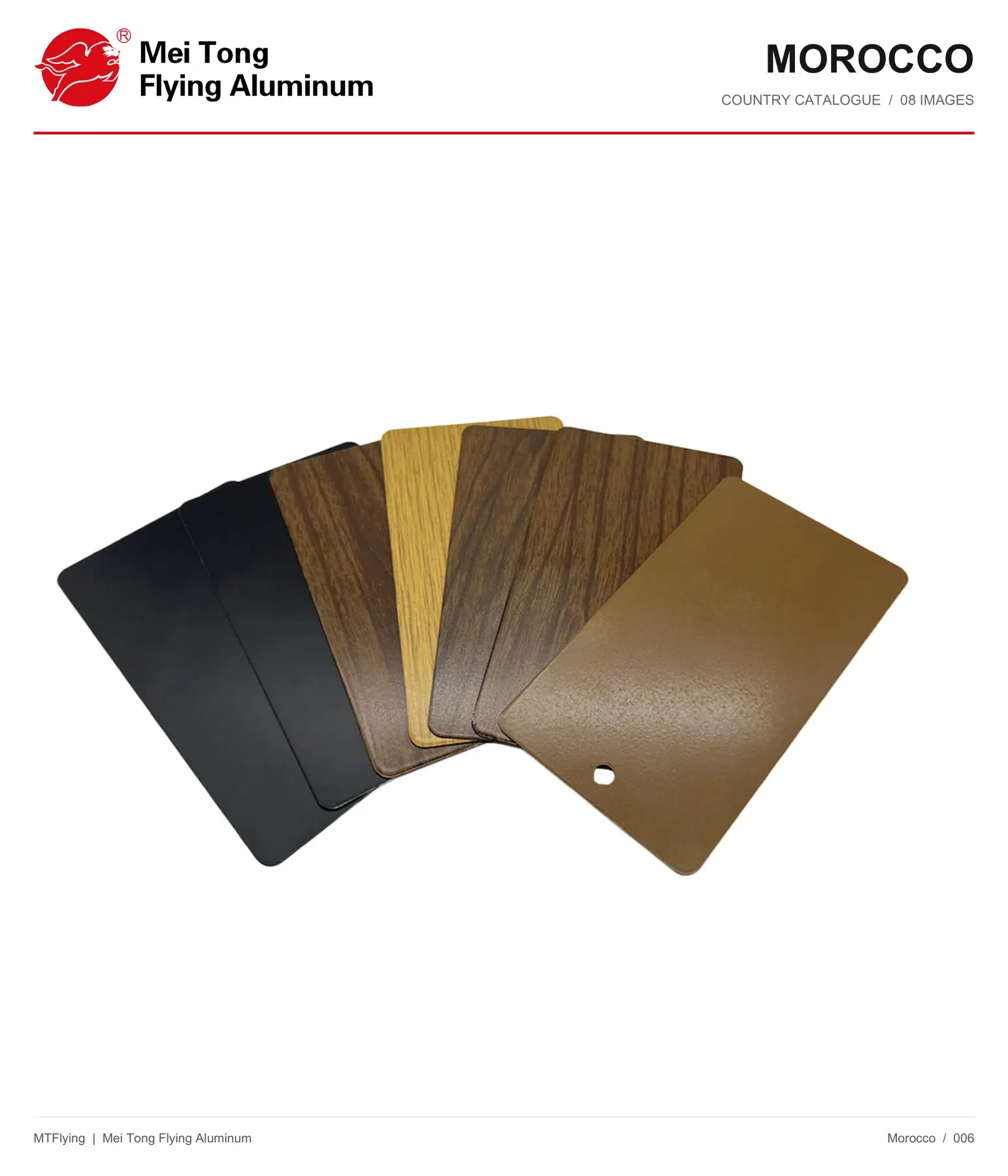 MT Flying aluminum profile sample 006 for Morocco