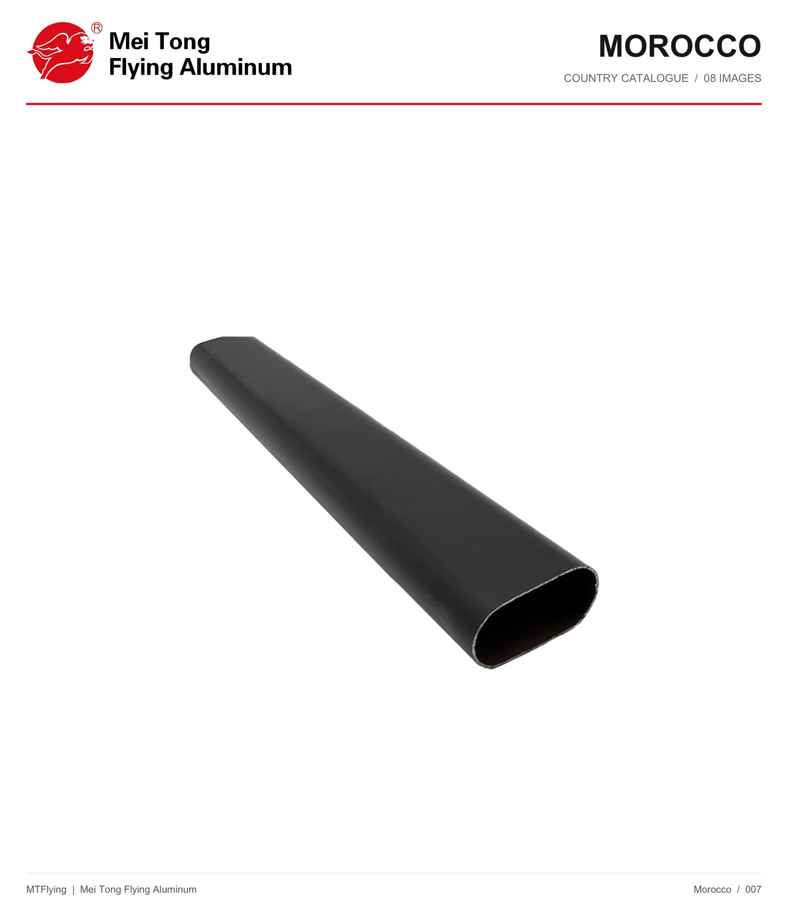 MT Flying aluminum profile sample 007 for Morocco