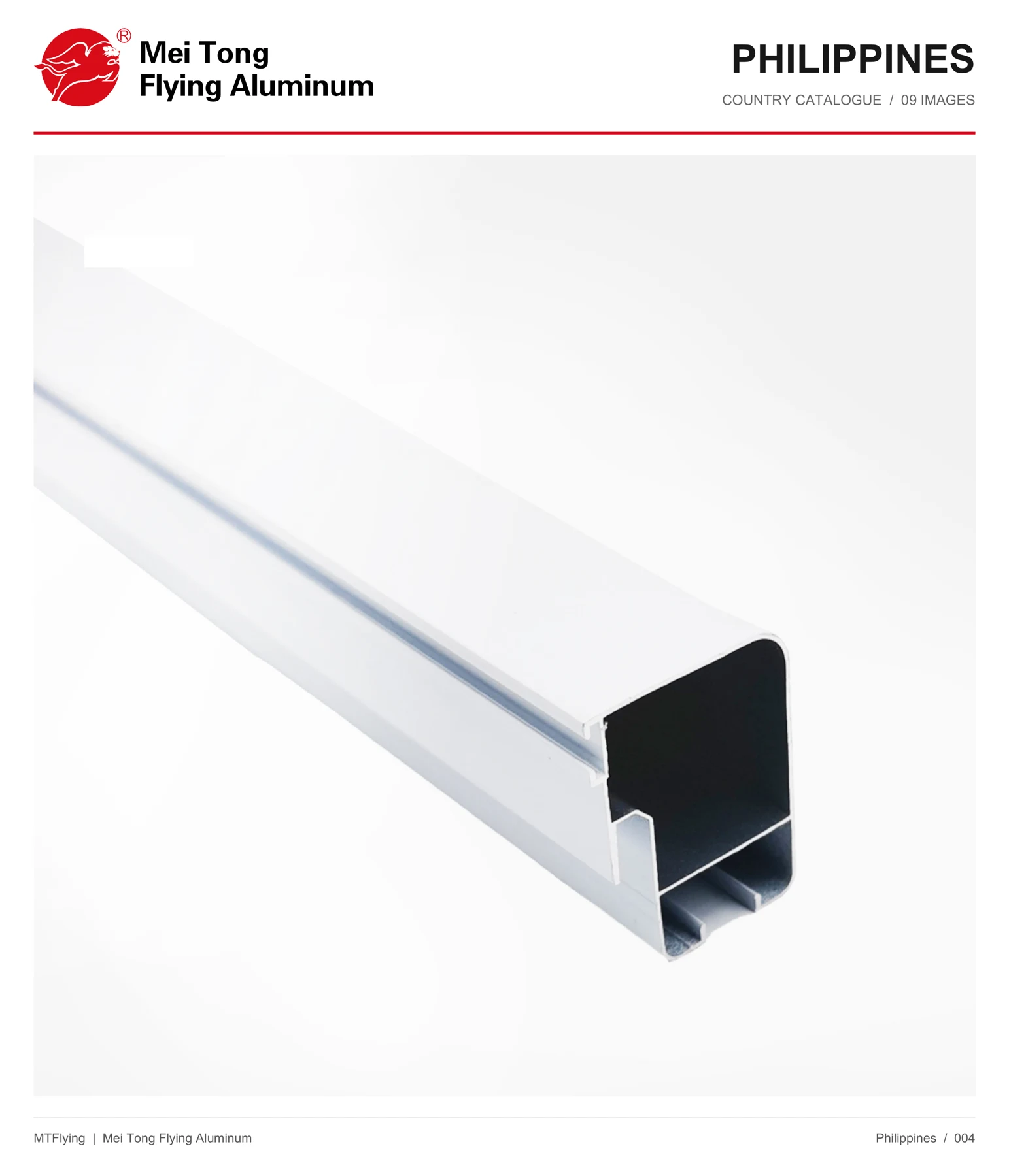 MT Flying aluminum profile sample 004 for Philippines