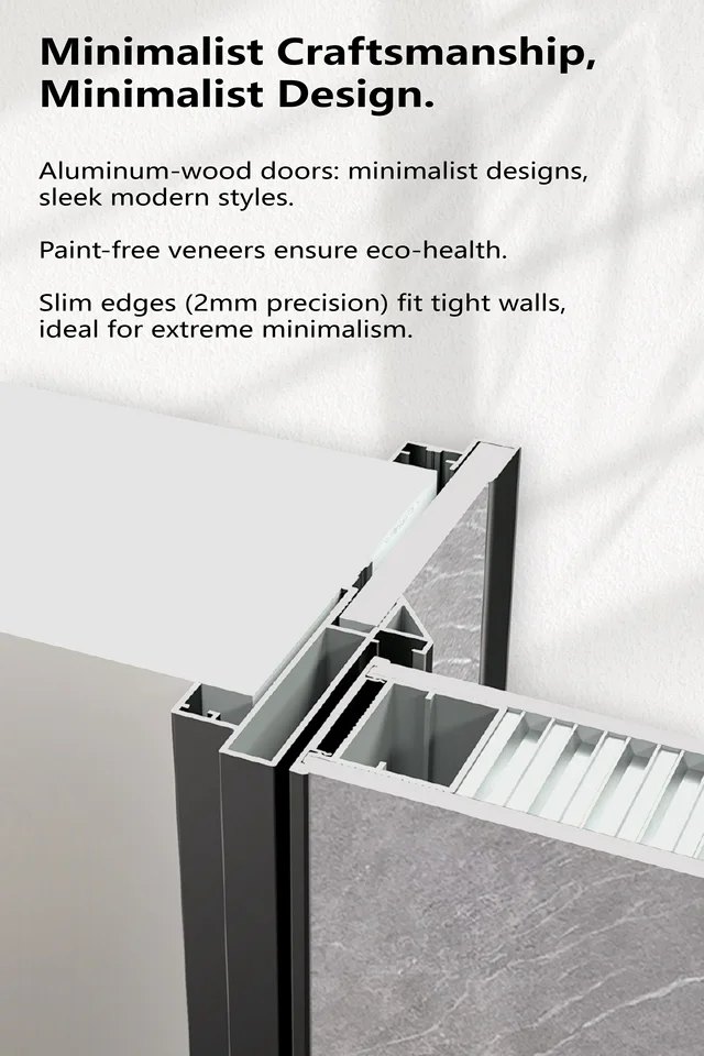 50 Series Invisible Frameless Slab Door