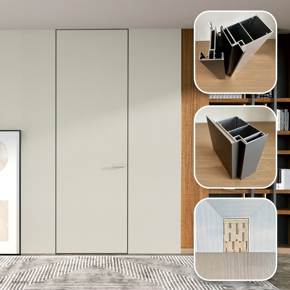 aluminum wood sliding door detail