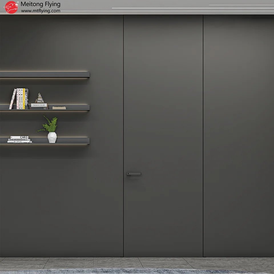 50 series aluminum wood door detail