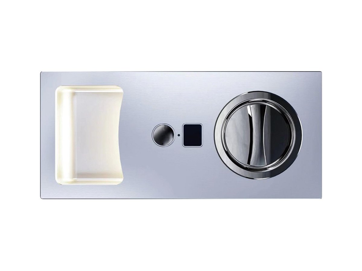 S1 flush smart lock with recessed pull