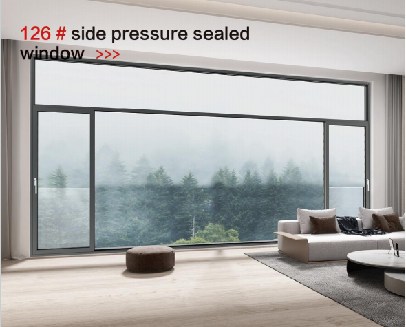 aluminum window profile – 126 Side Pressure aluminum profile system