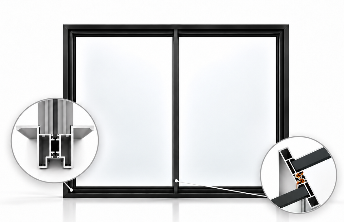 Sliding Window/Door aluminum profile system