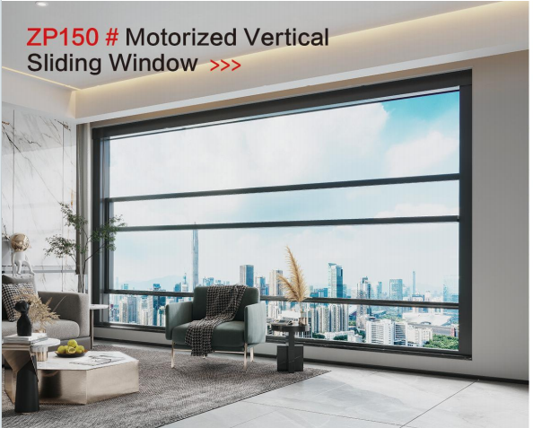 150 Automatic Vertical Sliding aluminum profile system